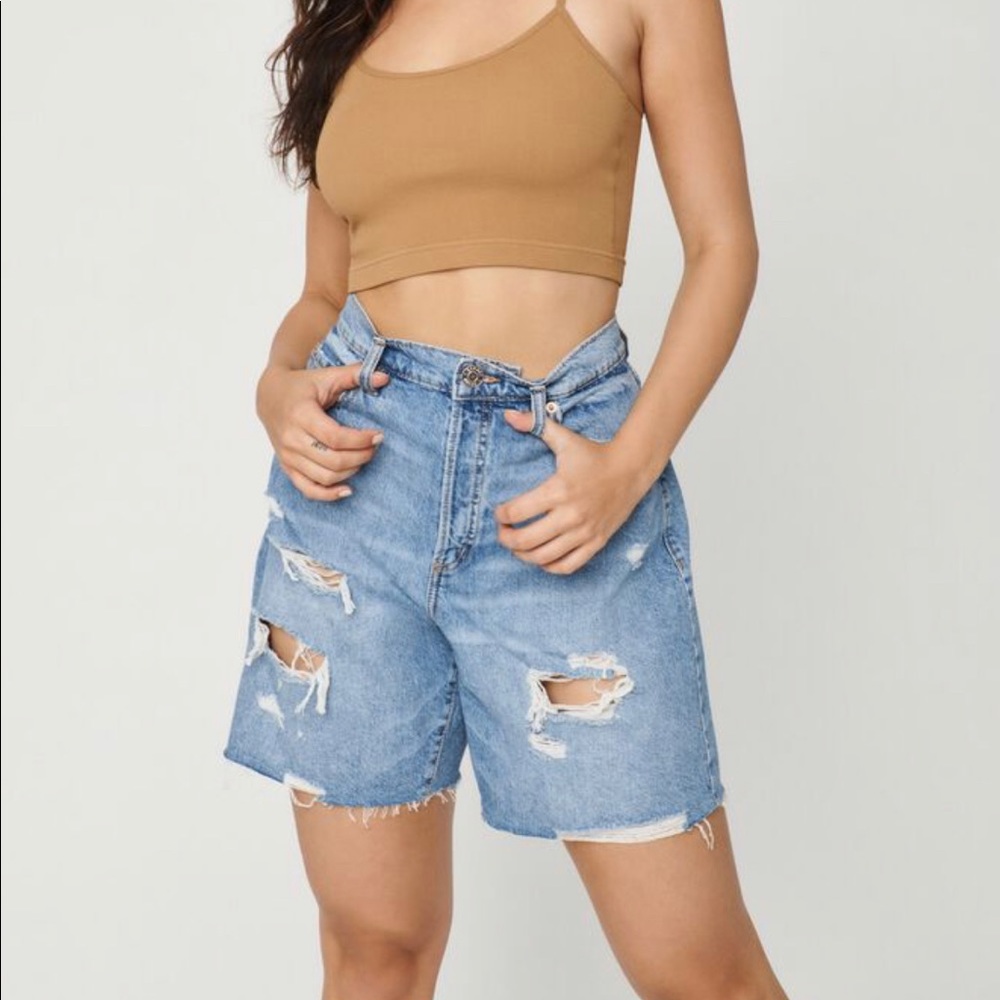 ‘90s A-Line Jean Shorts